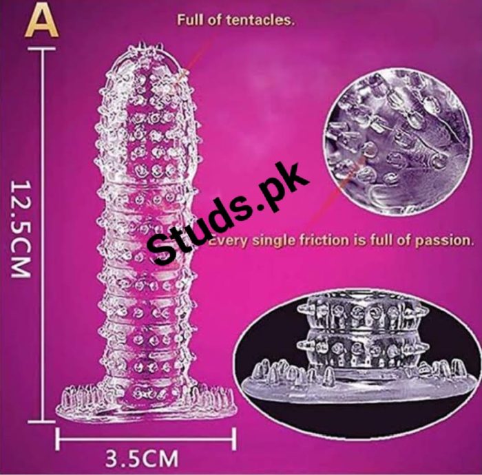 RE USABLE CRYSTAL DOTTED SILICON MEN CONDEM SLEEVE | IMPORTED | Fast Delivery System